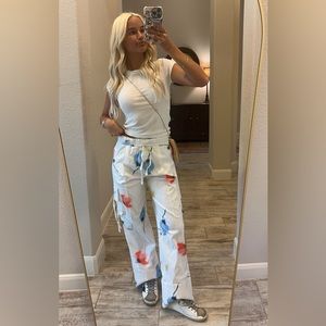 Sleeper Floral Cargo Pants